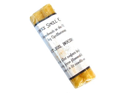 Beeswax Spell Candles Pack of 2 - Natural